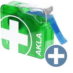 AKLA pleisterdispenser BLAUW HACCP (gevuld)