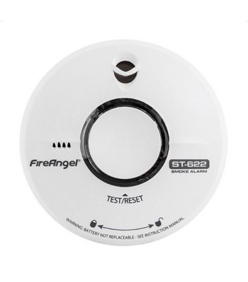 Fire Angel rookmelder ST-622 Thermoptek 3V Lithium panasonic