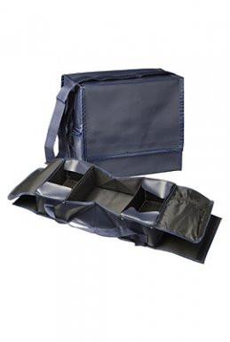 Verbandtas EHBO blauw, LEEG met riem